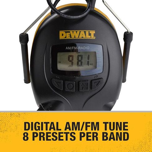 DEWALT DPG15/DPG17 ELECTRONIC HEARING PROTECTION, AMFM AND BLUETOOTH OPTIONS in Kuwait