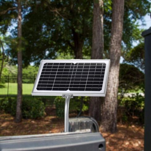 SUNER POWER 10 Watt Solar Panel Powered Charger Kit + + Tubular Mount Bracket for Automatic Gate Opener, Electrical Fence, etc in Saudi Arabia