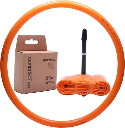 29'' Ultralight TPU MTB Bike Inner Tube,29''x1.9/2.0/2.1/2.2/2.3/2.4/2.5 AV48mm Presta Valve Tubes,Compatible with 29x1.9 29x2.0 29x2.1 29x2.2 29x2.3 29x2.4 29x2.5 MTB Tire Tubes-2 Pack in Kuwait