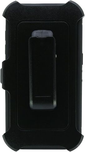 WallSkiN Case for Galaxy S7 (5.1") Heavy Duty Full Body Military Grade Drop Protection Carrying Cover Holder | Holster for Men Belt with Clip Stand – Black/Black in Saudi Arabia