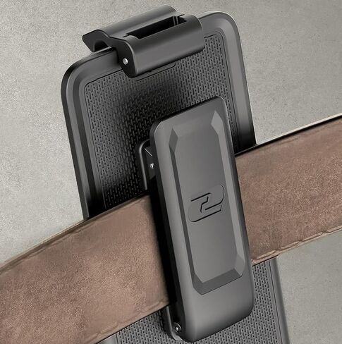 Encased Falcon Armor Designed for iPhone 15 Pro Case with Belt Clip Holster - Ultra Protective Shockproof Cover (Compatible with MagSafe) in Kuwait