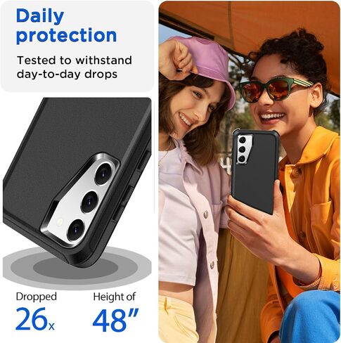 AICase Belt-Clip Holster Case for Galaxy S23 Fe with Screen Protector,Heavy Duty Drop Protection Full Body Rugged Shockproof/DustProof Military Grade Tough Durable Cover for Samsung Galaxy S23 Fe in Kuwait