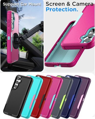 AICase Belt-Clip Holster Case for Galaxy S23 Fe with Screen Protector,Heavy Duty Drop Protection Full Body Rugged Shockproof/DustProof Military Grade Tough Durable Cover for Samsung Galaxy S23 Fe in Kuwait