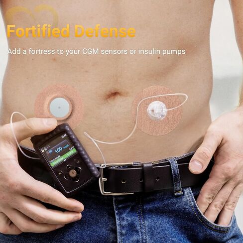 رقعة لاصقة CGM عالمية (20+1 عبوة)، مقاومة حقيقية للصدمات والتمزق مع غطاء صلب قابل لإعادة الاستخدام، مقاومة للماء، حماية لمدة 10-14 يومًا لمضخات Libre 2 وDexcom G7 وMedtronic/Tandem (TAN) in Saudi Arabia