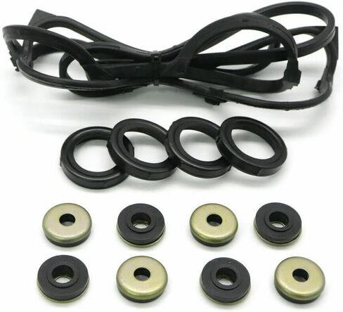 مجموعة حشية غطاء الصمام WOOS 12341-PR3-000 متوافقة مع Honda Civic Integra DOHC V-TEC ITR B-Series in Kuwait