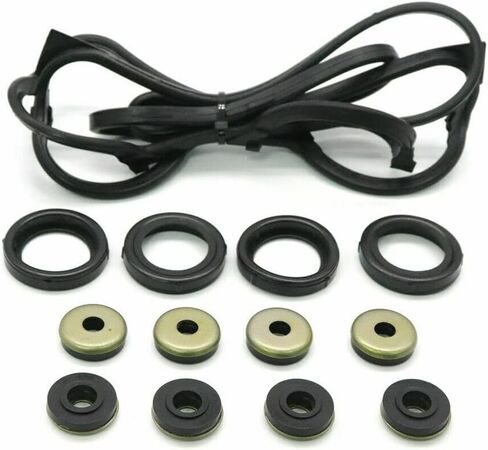 مجموعة حشية غطاء الصمام WOOS 12341-PR3-000 متوافقة مع Honda Civic Integra DOHC V-TEC ITR B-Series in Kuwait