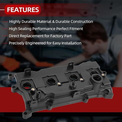 طقم غطاء صمام المحرك مع حشوات ومسامير متوافقة مع نيسان ألتيما هايبرد سينترا SE-R 2.5L 2007-2012# 13264-JA00A, 13270-JA00A in Kuwait