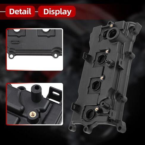 طقم غطاء صمام المحرك مع حشوات ومسامير متوافقة مع نيسان ألتيما هايبرد سينترا SE-R 2.5L 2007-2012# 13264-JA00A, 13270-JA00A in Kuwait