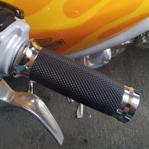 مقابض مقود YHMTIVTU مقاس 1 بوصة 25 مم مقابض هارلي متوافقة مع Harley Softail Touring Dyna Sportster XL883 1200 XR VRSC in Kuwait