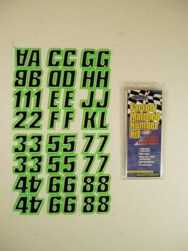 مجموعة منتجات هاردلاين 500 من سلسلة أرقام تسجيل عربة الثلج المتطابقة من المصنع مقاس 5 سم، فضي/أسود in Kuwait