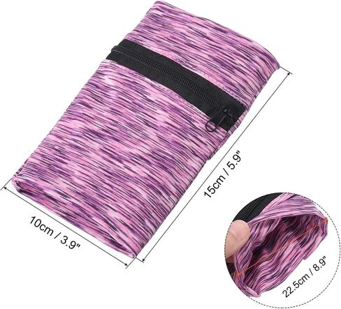 PATIKIL Wrist Pouch, Wrist Wallet Sports Wristband Wallet with Zipper Pocket for Running Jogging Hiking Cycling Yoga in Saudi Arabia
