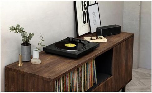 Sony PS-LX310BT Bluetooth Wireless Turntable - High-Fidelity Vinyl Record Player with Bluetooth Connectivity Bundle with SAM30 3-Inch Powered Studio Monitors Pair (Black) (2 Items) in Saudi Arabia