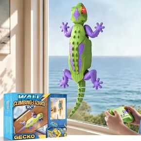 Wall Climbing Gecko Rc Crawler, Rechargeable Remote Control Toys, Red-Blue in Kuwait