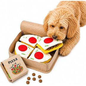 Interactive Dog Puzzle Toy | Anti-Boredom & Mental Stimulation | Snuffle Mat for Dogs | Slow Feeding & Enrichment Game | Small, Medium Dogs | Pizza, Bowling or Tissue (Tissue) in Saudi Arabia