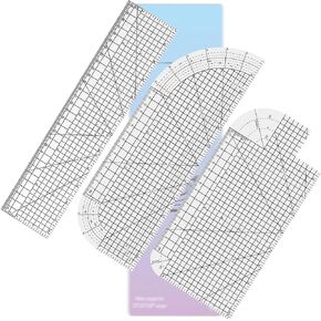 3Pcs Felt Hot Hem Ruler, Satisfy Ironing Need of Straight and Curved Edge in Saudi Arabia
