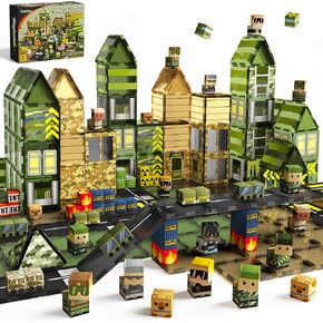 GobiDex Magnetic Tiles Army Toys Building Set for Kids Ages 3+ in Kuwait