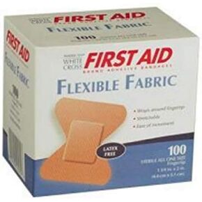 ضمادة لاصقة من القماش المعقم Flex-Band® مقاس 2 × 3 بوصة - صندوق مكون من 50 قطعة (46130000) in Kuwait