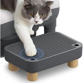 Cat Ramp for S7 Pro Self-Cleaning Litter Box – Elevated Litter Trapping Step Stool with Filter Function, Non-Slip Accessibility Ramp for Small & Senior Cats (11.8"x7.8"x3.6") in Saudi Arabia