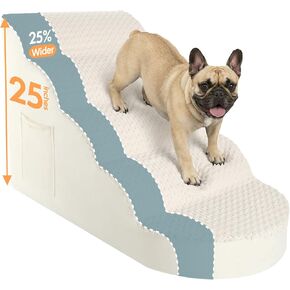 Dog Stairs for Large Dogs, Extra Wide 20" Dog Ramp for Bed in Kuwait