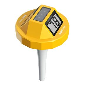 BaldrTherm Solar-Powered Floating Pool Thermometer, High Precision, Dual-Sided Anti-Fog Display for Pools, Spas & Aquariums(Yellow) in Kuwait