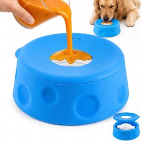 Slow Feed Dog Bowl with Rolling Ball, Dog Lick Bowl for Medium & Large Dog in Saudi Arabia
