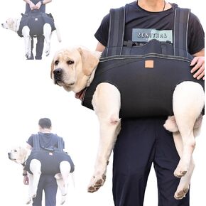 Dog Lift Harness Backpack Carrier for Large Dogs, Full Body Sling with Handle, Dog Harness for Joint Injuries, Arthritis, Ideal for Stairs, Elderly Dogs (X-Large 29-50LBS) in Kuwait