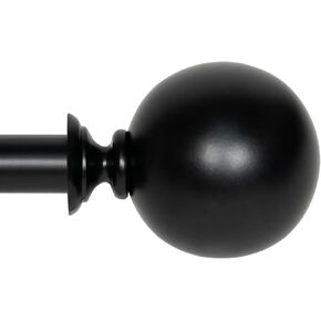 Deco Window Silver Curtain Rods 2 Pack - Ball Twist & Lock Drapery Pole - 36"- 66" Extendable Curtain Rods with 40 LB Load Capacity - Stylish and Sturdy Window Treatment Solution for Home Decor in Saudi Arabia