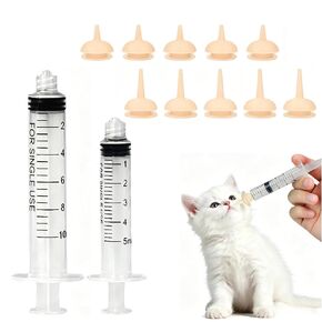 Silicone Pet Feeding Nipple and Syringes for Newborn Animals in Kuwait