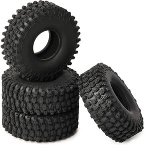 2.2 Crawler Tires with Foam Inserts for TRX4 Axial SCX10 III/II Wraith Redcat Gen 8 Vanquish VS4-10/H10/F10 RC4WD HPI 1/10 RC Rock Crawlers Trail Trucks RC Climbing Tyres, Soft & High Traction in Kuwait