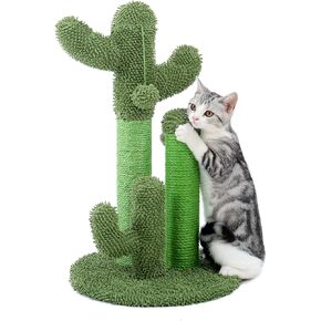 PAWZ Road Cactus Cat Scratching Post 23"Cat Scratcher with Toy Ball in Saudi Arabia