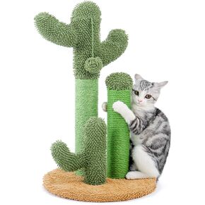 PAWZ Road Cactus Cat Scratching Post 23"Cat Scratcher with Toy Ball in Kuwait