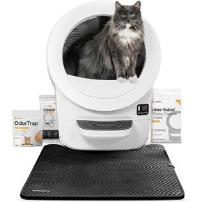 Whisker Litter-Robot EVO, Black - Automatic Self-Cleaning Cat Litter Box in Saudi Arabia