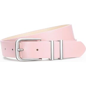 VONMELLI Women's Soft Faux Leather Belt for Jeans Pants Dress Fashion Ladies Waist Belt with Gold/Silvery Buckle in Saudi Arabia