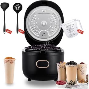Automatic Commercial Boba Cooker 5L – 900W Smart Boba Maker for Tapioca Pearls,Tapioca Cooker for Milk Tea Shops, Restaurants, Dessert Stores, and Lounge Bars in Kuwait