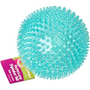 Gnawsome™ 4.5" Spiky Squeaker Ball Dog Toy - Extra Large, Cleans Teeth and Promotes Good Dental and Gum Health for Your Pet, Colors will vary, 4.5" in Saudi Arabia