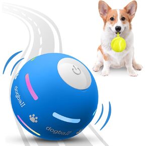 PetDroid Interactive Dog Toys Dog Ball, [Newly Upgraded] Durable Motion Activated Automatic Rolling Ball Toys for/Small/Medium/Large Dogs,USB Rechargeable(Orange) in Saudi Arabia