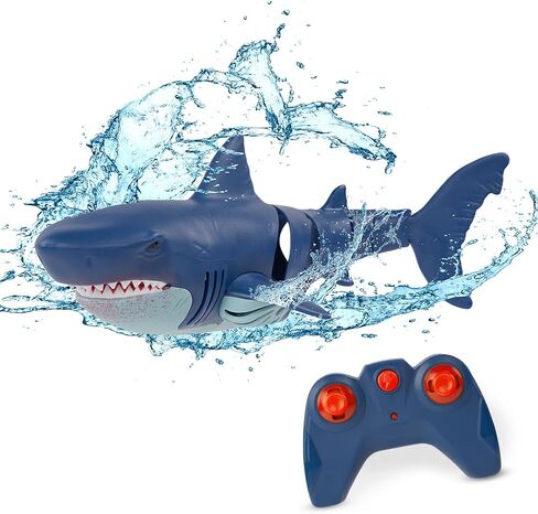 TERRA by Battat RC Shark: Great White, Remote Control Shark Toy, Blue Shark in Saudi Arabia
