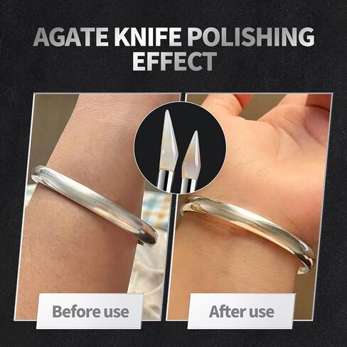 Natural Agate Knife Burnisher Jewelry Hand Polishing Tool in Saudi Arabia