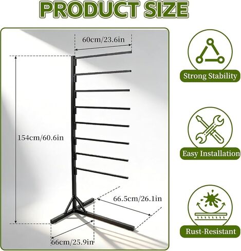 8-Tier Saddle Pad Rack, Freestanding Horse Tack Storage Stand in Saudi Arabia