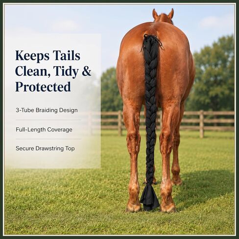 Chunyin 2 Pcs 44.5in 3 Tube Braid in Horse Tail Bags Stretch Fabric in Kuwait