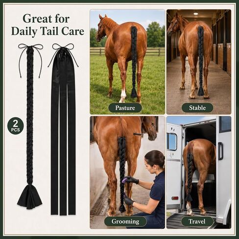 Chunyin 2 Pcs 44.5in 3 Tube Braid in Horse Tail Bags Stretch Fabric in Kuwait