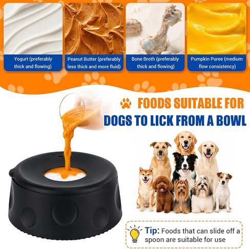 Slow Feeder Dog Bowl, Large Capacity Silicone for Medium & Large Dogs in Saudi Arabia