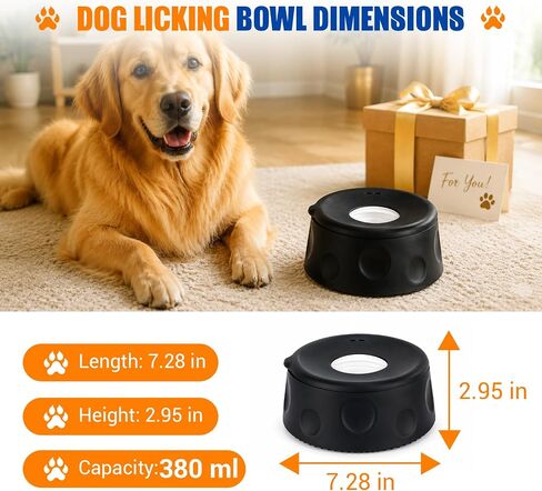 Slow Feeder Dog Bowl, Large Capacity Silicone for Medium & Large Dogs in Saudi Arabia