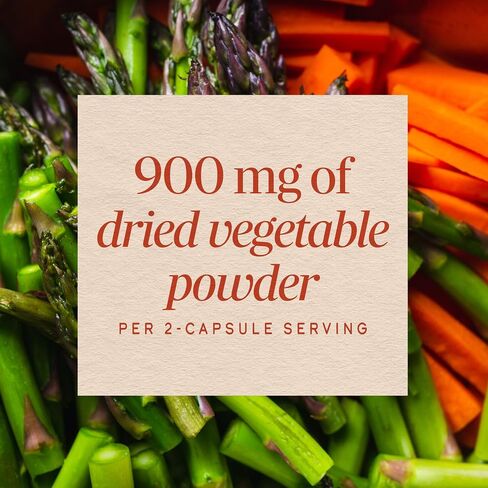 Nature's Way Garden Veggies, Veggie Powder Blend, 900mg per Serving, 60 Capsules in Kuwait