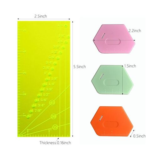Magnetic Seam Guide for Sewing Machine with Piercing Seam Guide Ruler,Seam Gauge Ruler,Universal Sewing Machine Quilting Accessories for Hemming,Mitered Corners in Kuwait