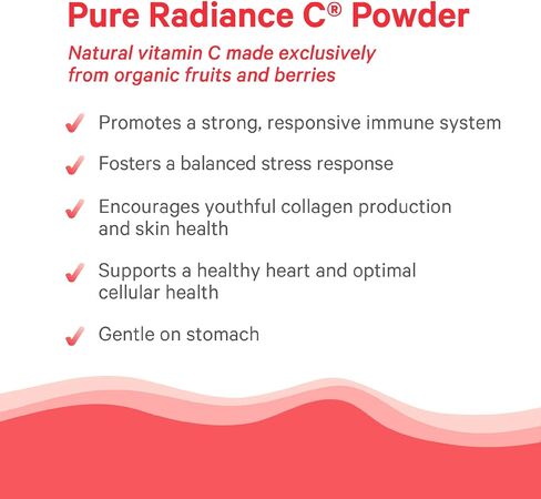 PURE SYNERGY Pure Radiance C | Organic Vitamin C Capsules | 100% Natural, Whole Food, Non-GMO Supplement with Camu Camu Extract | for Immune and Collagen Support (90 Capsules) in Kuwait