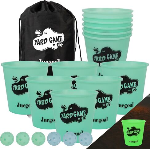Juegoal Outdoor Giant Yard Pong Game Set Outdoor Toss Game Throwing Game for Beach, Camping, Lawn and Backyard in Kuwait