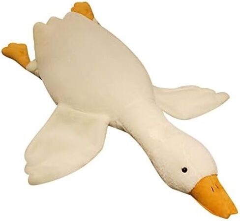 Goose Stuffed Animal Pillow Toy, Cute Giant White Goose Stuffed Animal Duck Plush Pillow,Super Soft Hugging Pillow,Swan Pillow White in Kuwait