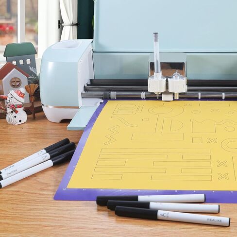 REALIKE Strong Cutting Mat for Cricut Maker 3/Maker/Explore 3/Air 2/Air/One, 2 Pack 12x12 Inch Purple Strong Adhesive Sticky Non-Slip Cut Mat Replacement Accessories for Cricu in Saudi Arabia