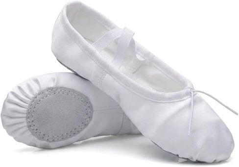 MSMAX Girls Ballet Shoes Toddler Costume Dancing Flats for Kids (Toddler/Little Kid/Big Kid) in Kuwait